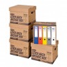 Container arhivare MAS, capac detasabil, dimeniune 390x335x290mm, carton, pentru 5 bibliorafturi