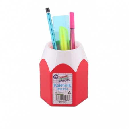 Suport instrumente de scris, model creion, plastic, diverse culori