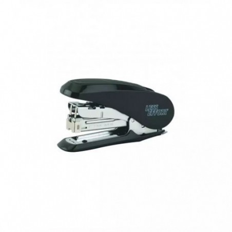 Capsator Kangaro Less Effort, 24/6 - 26/6, 30 coli, 52mm, capsare usoara, plastic, negru