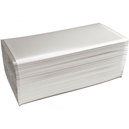 Prosop de hartie  V-fold, alb, 2 straturi, 200 foi/pac