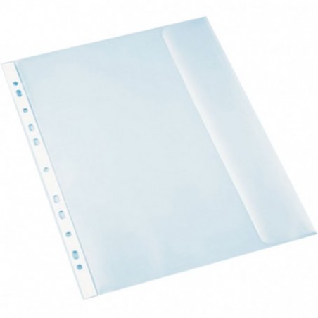 Folie de protectie Noki 4860, A4, 130 microni, cu perforatii, cu clapa, set 25 buc