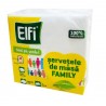 Servetele de masa Elfi, 1 strat, alb,100 bucati/pachet