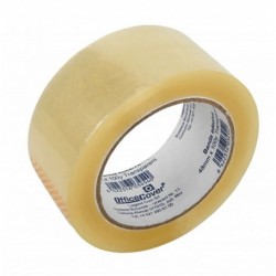 Banda adeziva Office-Cover, pentru ambalare, latime 48mm x lungime 100 metri, transparent, acrilic
