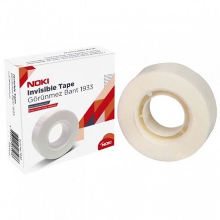 Banda adeziva Noki, 19mm x 33m, transparent, acrilic