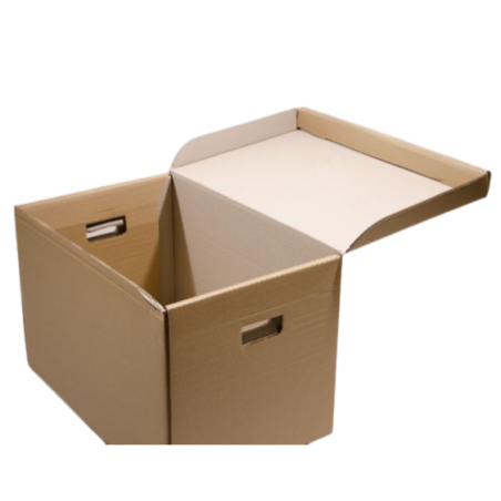 Container arhivare PAFF, capac fix, 520x330x330mm, pentru 6 bibliorafturi