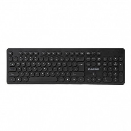 Tastatura Omega Standard OK045B, cu fir, negru