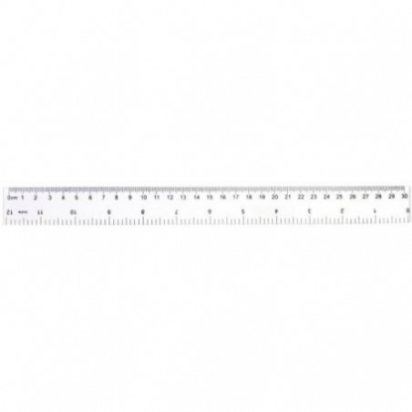 Rigla Cnx, 30cm, plastic