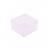 Suport cub hartie, 85x85mm, transparent