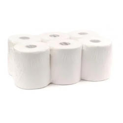 Set prosoape de hartie 4300CN, 1 strat, 300 m/rola, 6 role/bax