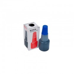 Tus stampila CNX Kofa, 24ml, cu picurator, culoare Negru / Albastru / Rosu