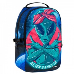 Ghiozdan Starpak Alien Gangsta, 2 compartimente, 3 buzunare