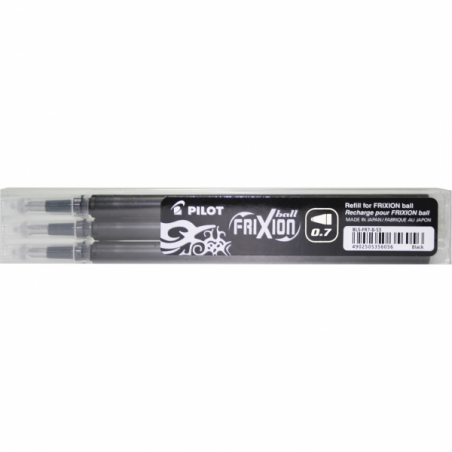 Rezerva roller Pilot Frixion,  0.7mm Fine, set 3 bucati
