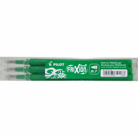 Rezerva roller Pilot Frixion,  0.7mm Fine, set 3 bucati