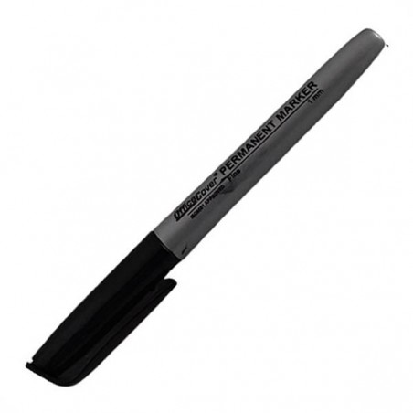 Marker permanent Office-Cover, 1.0 mm, varf rotund, cu clips, diverse culori