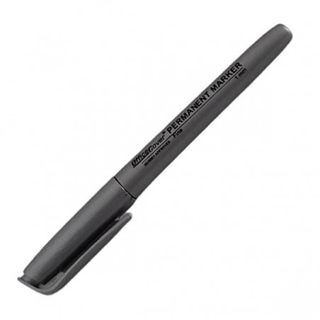 Marker permanent Office-Cover, 1.0 mm, varf rotund, cu clips, diverse culori