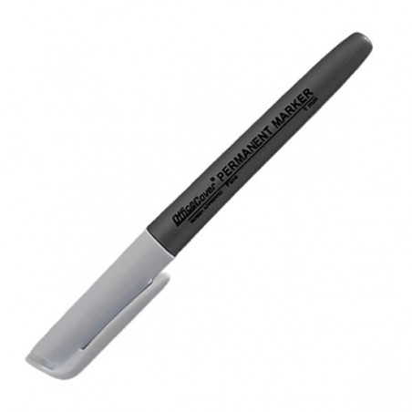 Marker permanent Office-Cover, 1.0 mm, varf rotund, cu clips, diverse culori