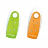 Radiera Keyroad FunPod, diverse culori, rotativa, protectie plastic, blister 2 buc