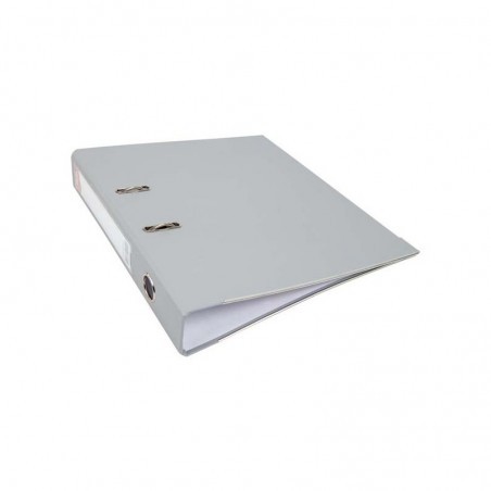 Biblioraft plastifiat Noki, A4, portret, 5 cm, buzunar eticheta, inele metalice