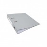 Biblioraft plastifiat Noki, A4, portret, 5 cm, buzunar eticheta, inele metalice