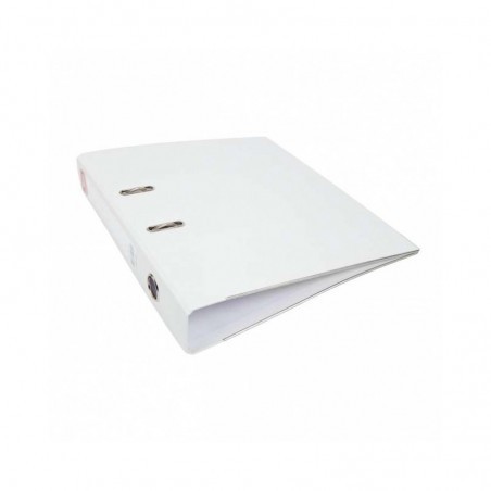 Biblioraft plastifiat Noki, A4, portret, 5 cm, buzunar eticheta, inele metalice