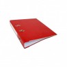 Biblioraft plastifiat Noki, A4, portret, 5 cm, buzunar eticheta, inele metalice