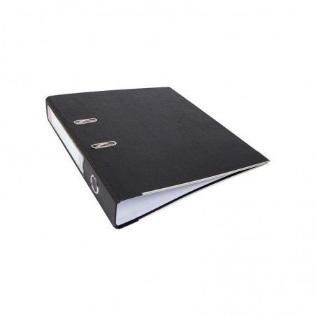 Biblioraft plastifiat Noki, A4, portret, 5 cm, buzunar eticheta, inele metalice
