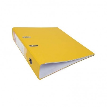 Biblioraft plastifiat Noki, A4, portret, 7 cm, buzunar eticheta, inele metalice