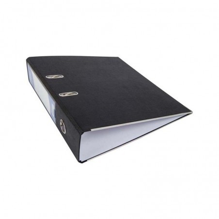 Biblioraft plastifiat Noki, A4, portret, 7 cm, buzunar eticheta, inele metalice