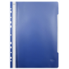 Dosar cu sina Noki 482011-140, plastic, albastru inchis, multiperforatii pentru arhivare, colturi rotunjite, set 25 buc