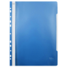 Dosar cu sina Noki 482011-130, plastic, albastru, multiperforatii pentru arhivare, colturi rotunjite, set 25 buc