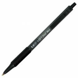 Pix cu mecanism Bic SoftClic,1 mm, grip cauciucat