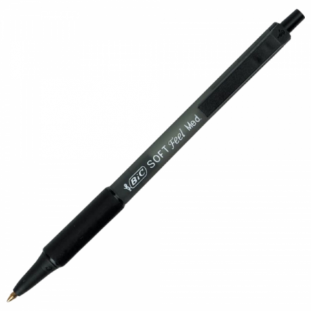 Pix cu mecanism Bic SoftClic,1 mm, grip cauciucat