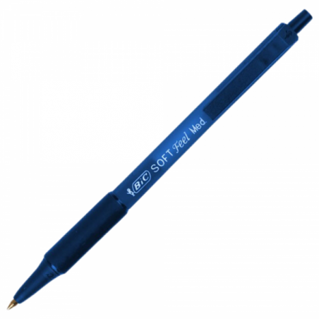 Pix cu mecanism Bic SoftClic,1 mm, grip cauciucat