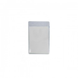 Suport ecuson PAG, vertical, 75x105mm, plastic, transparent