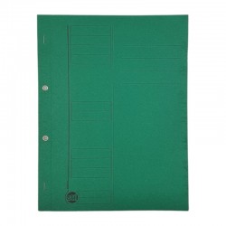 Dosar incopciat 1/1, cu capse STIL, verde/albastru