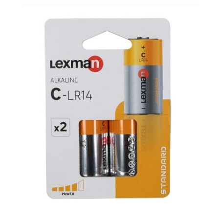 Baterii alcaline C/LR14, LEXMAN