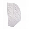 Suport documente Ark, vertical, plastic, transparent cristal / fumuriu