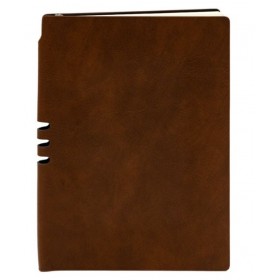 Agenda A5 nedatata , coperta imitatie piele maro