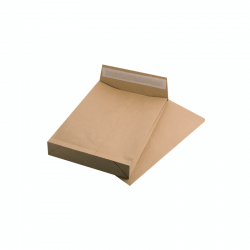Plic cu burduf siliconic B4T,  250 x 353 x 30mm, kraft, 25 buc/set