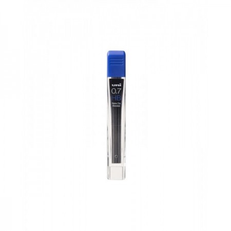 Mine creion mecanic, 0.7mm, UNI Nano, 2B, set 12 buc