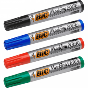 Marker permanent,1.7mm, Bic Marking 2000, varf rotund, diverse culori