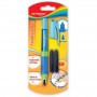 Stilou Keyroad Easy Writer, penita iridium, alimentare rezerve, grip ergonomic, diverse culori, blister (+2 rezerve)