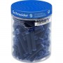 Patroane cerneala scurte (rezerve) Schneider 6803 2847, cerneala albastra, borcan 100 buc