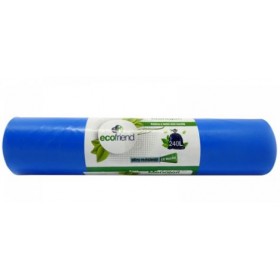 Saci menajeri de 240l, 10 bucati/rola, ECOFRIEND, diferite culori