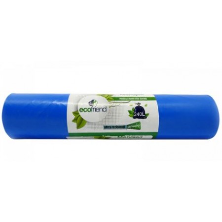 Saci menajeri de 240l, 10 bucati/rola, ECOFRIEND, diferite culori