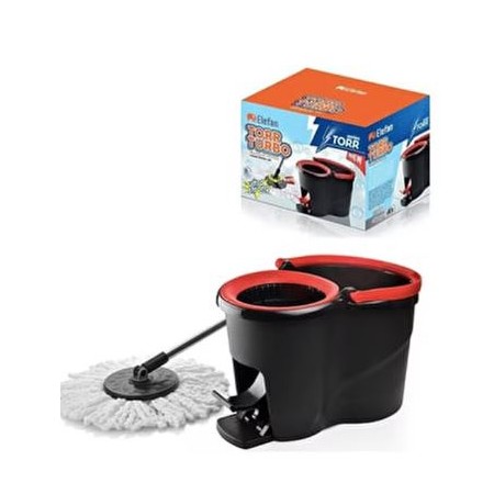 Set de curatenie, galeata cu centrifuga si mop rotativ,16L, ELEFAN