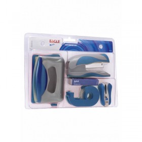 Set accesorii de birou Eagle Alpha, albastru