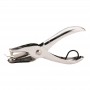 Perforator Kangaro, 10 coli, 1 perforatie, metalic, argintiu
