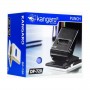 Perforator Kangaro, 36 coli, metalic, negru