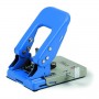 Perforator Kangaro, 30 coli, 2 orificii, aplicare nituri, metalic, albastru/bej, + 100 nituri